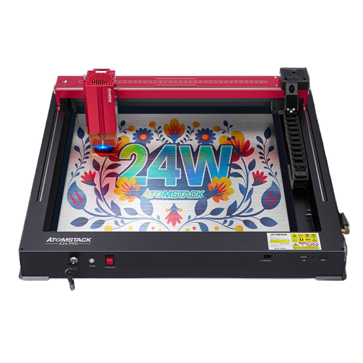 AtomStack A24/X24 Pro Optical Power 24W Unibody Frame Laser Engraver